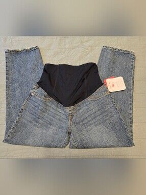 NWT Isabel Maternity "Vintage Straight" over-the-belly Jeans Size 2